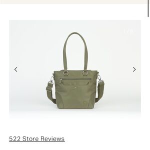 THE TRIUMPH MINI TOTE WITH CROSSBODY STRAP - MILITARY OLIVE